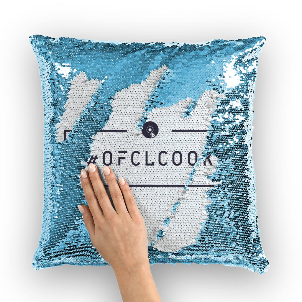 #OfclCook-S2 Sequin Cushion Cover