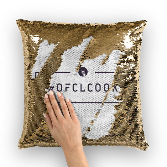 #OfclCook-S2 Sequin Cushion Cover