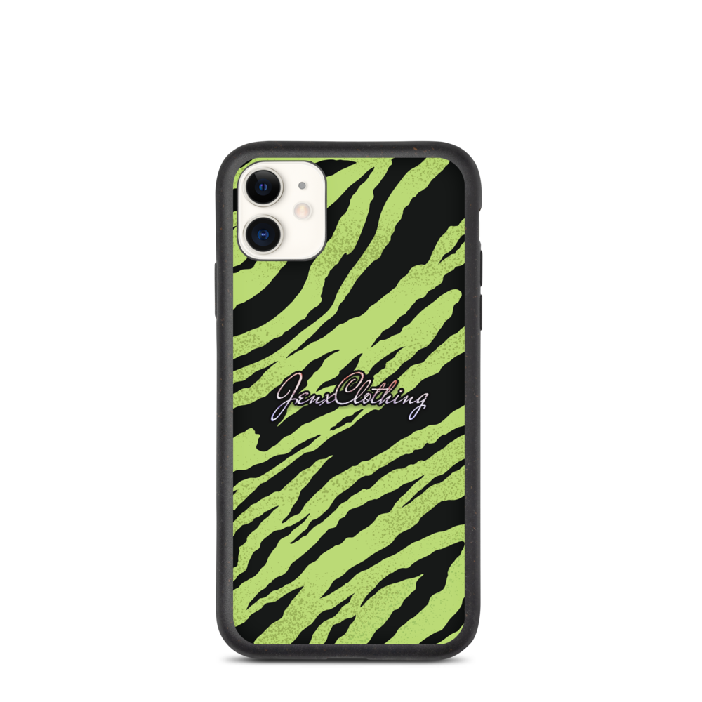 Signature iPhone Case - Green Tiger