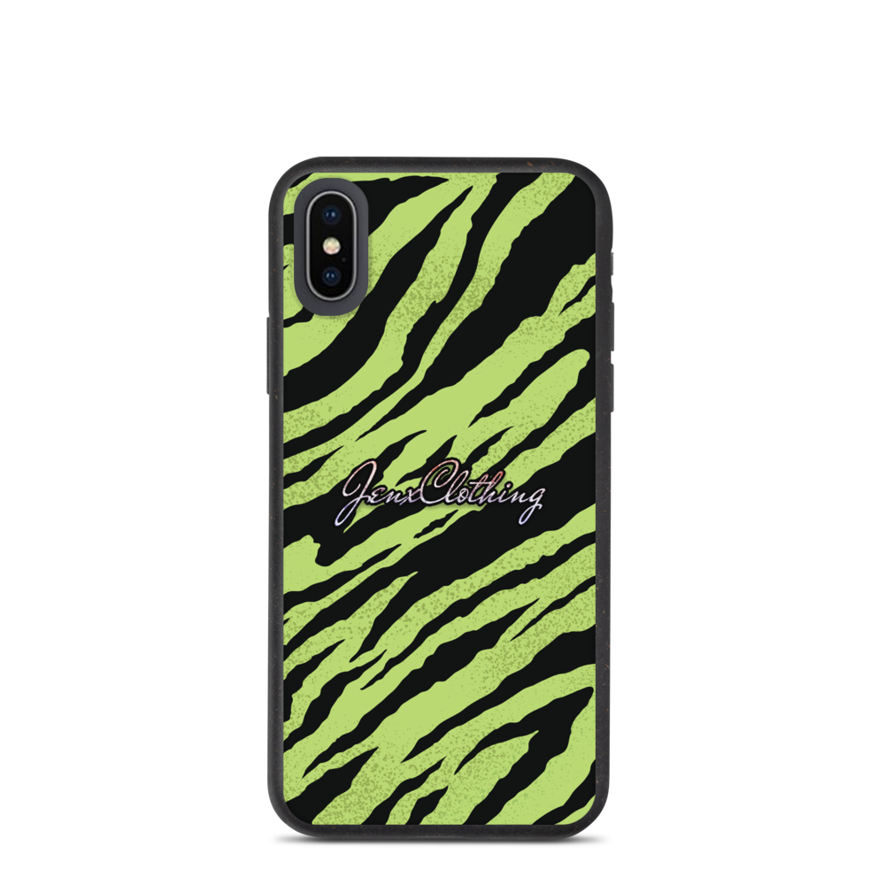 Signature iPhone Case - Green Tiger