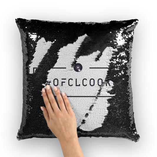 #OfclCook-S2 Sequin Cushion Cover